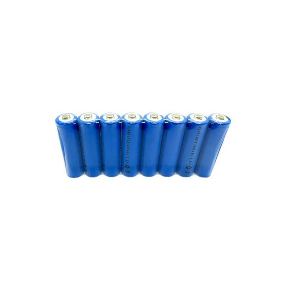 8-PCS 14500 LiFePO4 AA 3.2V 400mAh Rechargeable Batteries Solar Lights RELIGHTABLE IFR14500 14500TU8