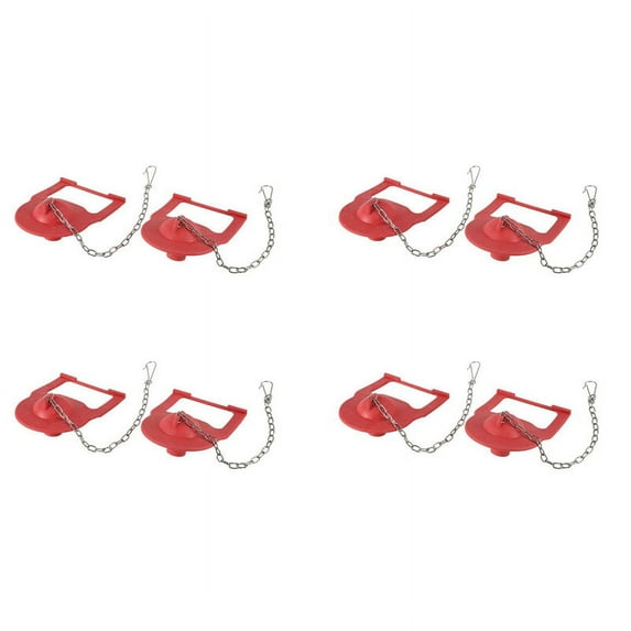 8 PCS 2 Inch Toilet Flapper for Fin Flapper Replacement Kit, Replace for Toilet Part 84138, 84314