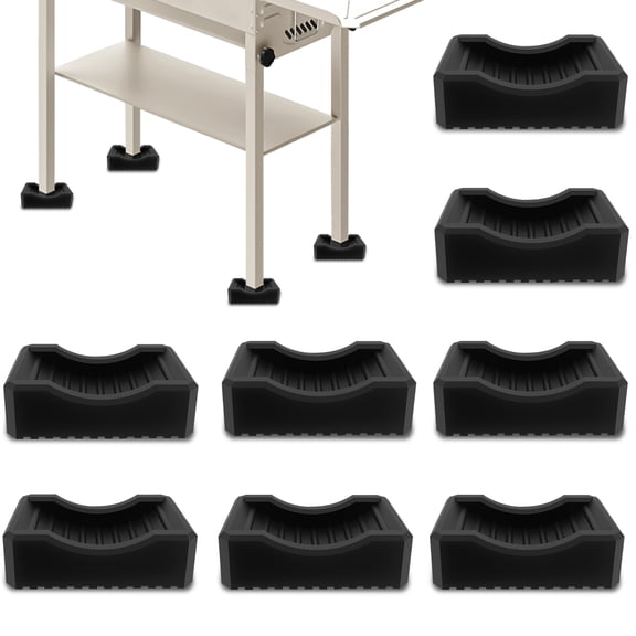 8 PCS Anti-Slip Griddle Leveling Shims Kit, Table Wedges Rubber Shims, Stackable Grill Levelers Fit for Most Wheeled and Non-Wheeled Grills