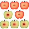 thumbnail image 1 of 8 PCS Artificial Apple Slice Red & Green Fake Fruit Slices Home Table Cabinet Decoration, 1 of 3