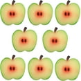 thumbnail image 1 of 8 PCS Artificial Green Apple Slice Fake Fruit Slices Decoration Photography Props, 1 of 3