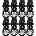thumbnail image 1 of 8 PCS Double Side Anti-Slip Dog Socks,Adjustable Pet Paw Protector with Straps for Small Medium Large Dogs, 1 of 5