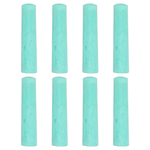 8 PCS Dustless Chalk, Cyan Blue Sidewalk Chalk Large Solid Huge Washable Street Chalk for Outdoor Adults Painting Graffiti Art