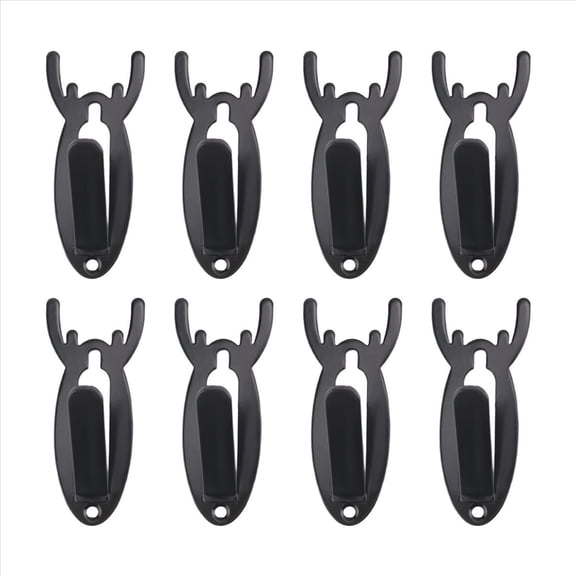 8 PCS European Mount Skull Hanger Deer Hooks Style Mounts Hanging and Mounting