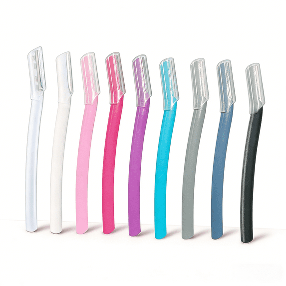 8 PCS Eyebrow Razor-Face Razors for Women Men Eyebrow Trimmer with Protective Cover Facial Dermaplane Razors, Safe and Newbie Friendly