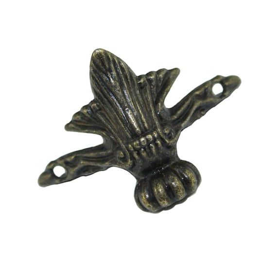 8PCS 30x30mm Furniture Support Feet Zinc Alloy Box Legs Sofa Decoration Accessories Dark Green