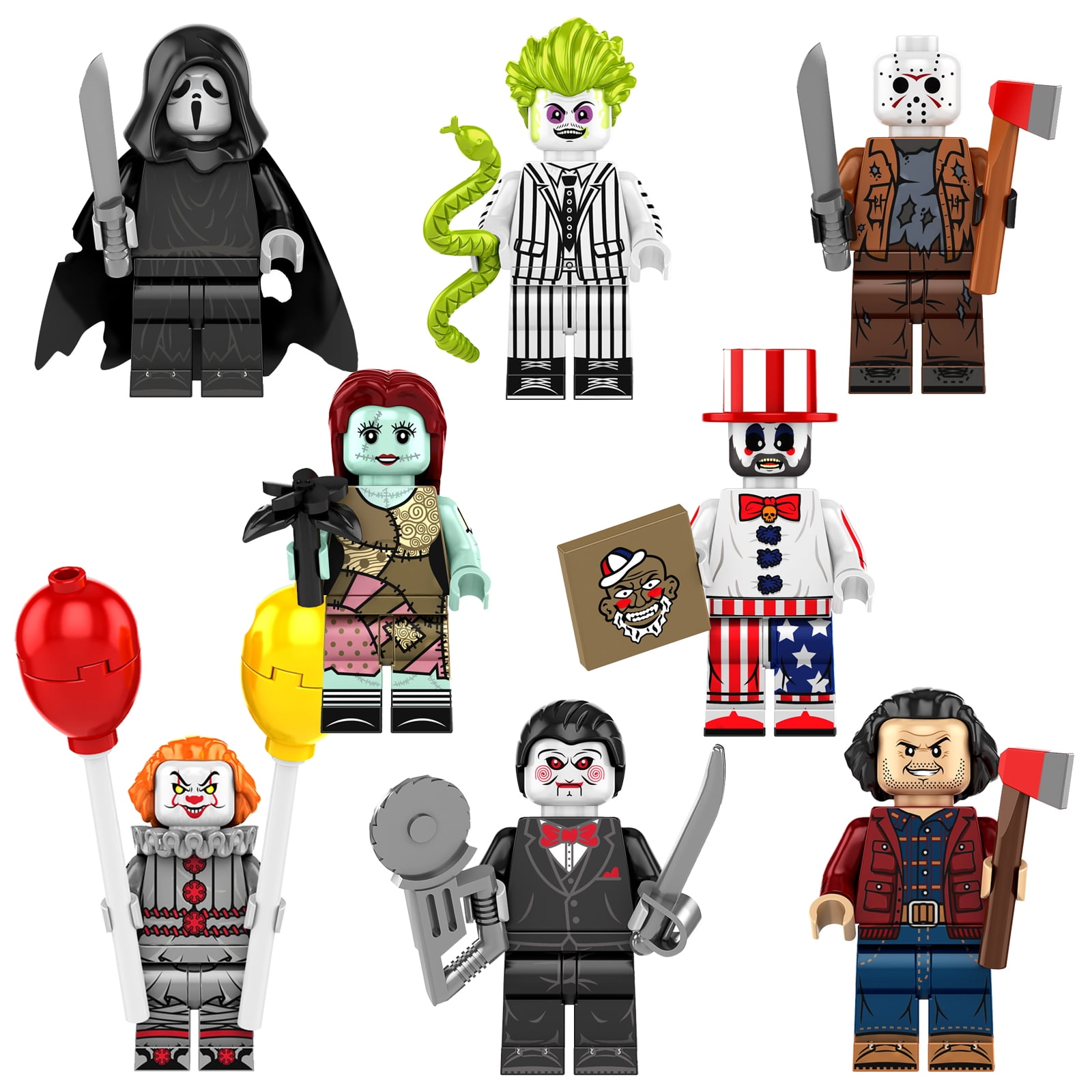 The Backrooms Monster Building Block Toys,Popular Horror Game Entit Action  Figure DIY Model,Game Fan Collectibles,8+ Children Adults Boys Girls