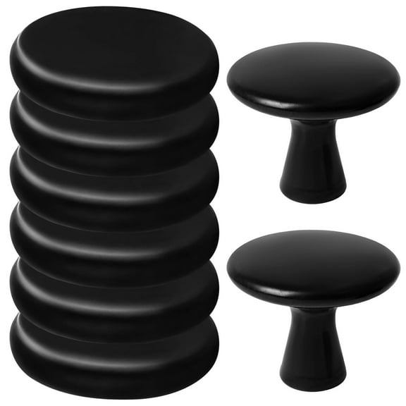 8 PCS 3 Inches Large Basalt Hot Stones,Hot Massage Stones Set,Natural Basalt Hot Rocks Warmer Stone,Includes 6 Hot Rocks and 2 Mushroom Shape Massager for Deep Muscle Relaxation