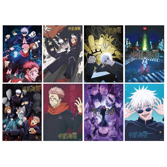 8 PCS Hunters Posters Anime Wall Collage Kit Manga Decor Live Room Bedroom Wall Art Print 11.5x16.5 Inch