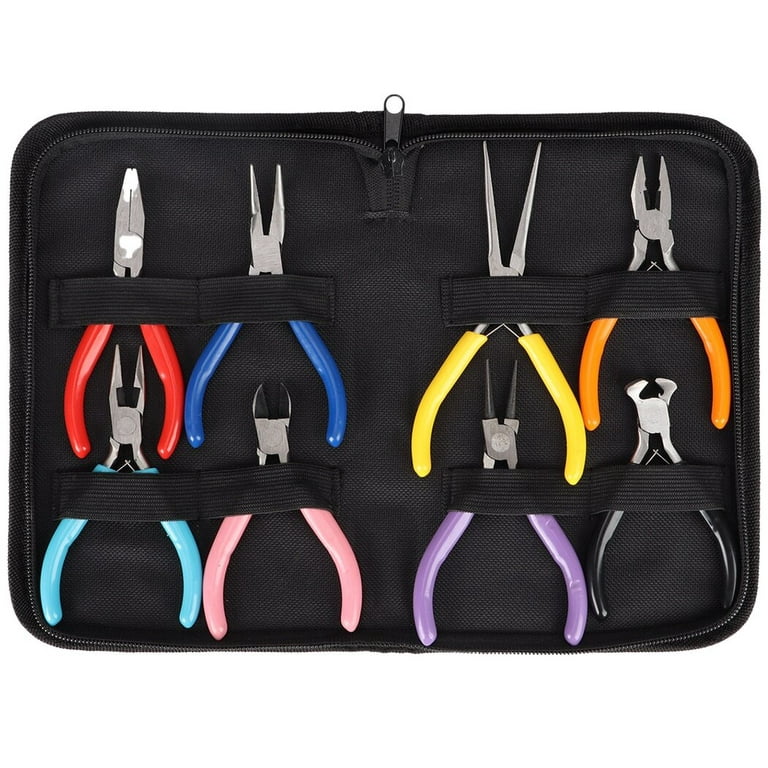 8 PCS Jewelry Pliers, Jewelry Making Tools, Jewelry Pliers Tool Set with  Storage Bag, Jewelry Pliers in Different Colors, Jewelry Making Kit for  Jewelry Repair, Wire Wrapping, Crafts 