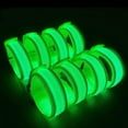 thumbnail image 1 of 8 PCS LED Glow Bracelets, Light Up Wristbands - Glow in The Dark Party Bracelets Favors Supplies for Christmas, Concerts, Festivals, Game Prizes, Sports, Rave Accessories, 1 of 10