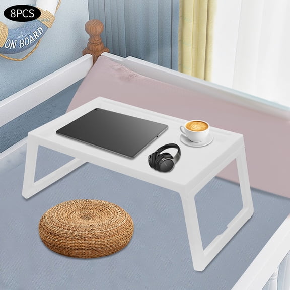 8 PCS Lap Desks, 15.43lbs Load Capacity, Folding Laptop Tray for Sofa, Bed