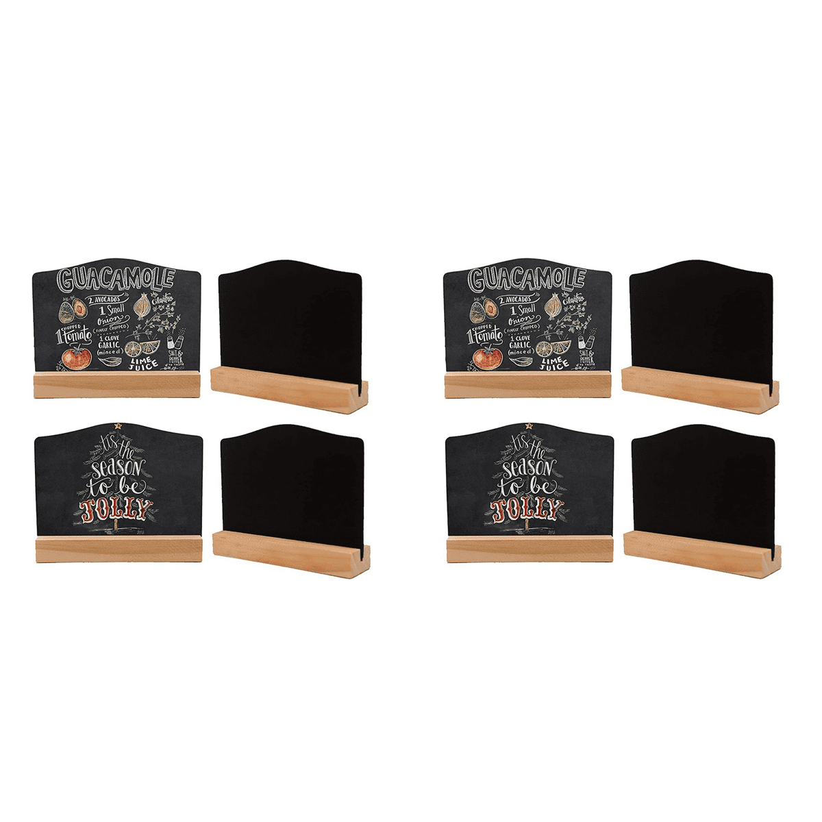 8 PCS Mini Chalkboard Signs for Chalk Sign,Food Labels Message Board