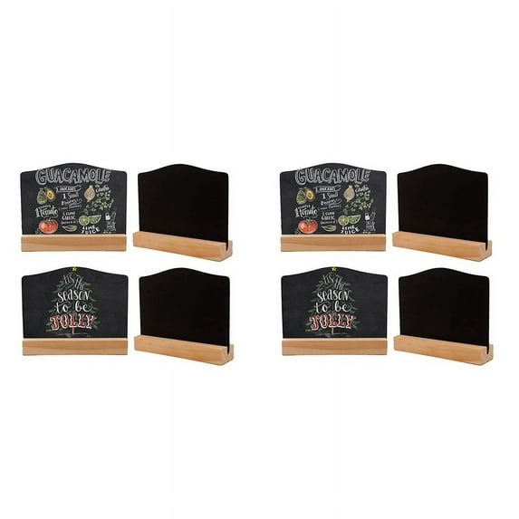 8 PCS Mini Chalkboard Signs for Chalk Sign,Food Labels Message Board Signs for Party Restaurant Wedding