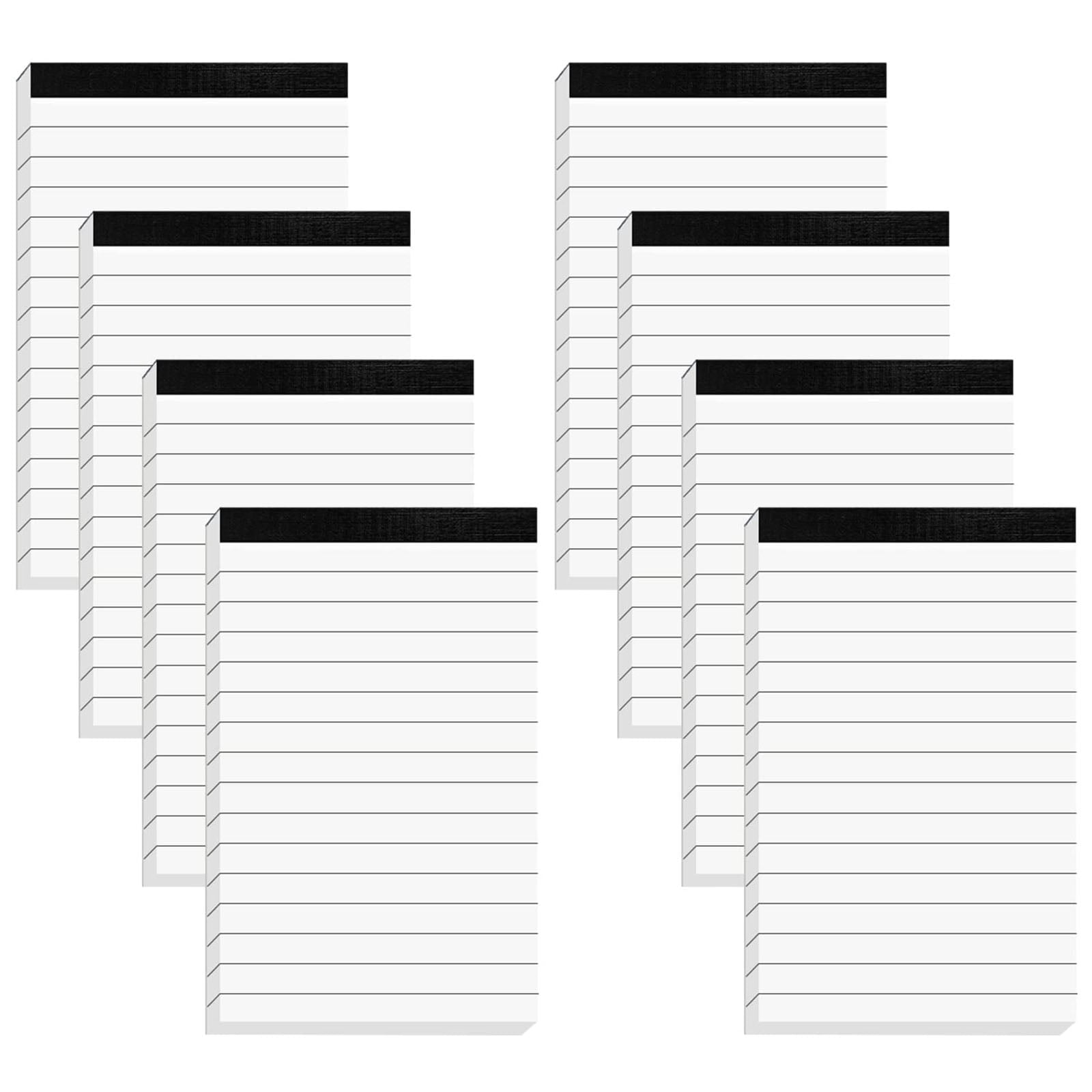8 PCS Note Pads Refills 3 x 5 inches Memo Small Notebook Writing Pads ...