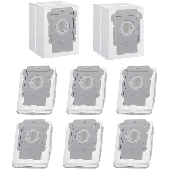 8 PCS Replacement Bags for iRobot Roomba i7 i7+ s9 s9+ Clean Base ...