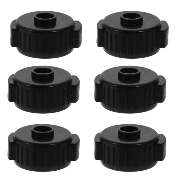 KALLORY Quick Release Cymbal Caps for Drum Set, 8 Pieces Black PP, Stable Performance Drum Accessories
