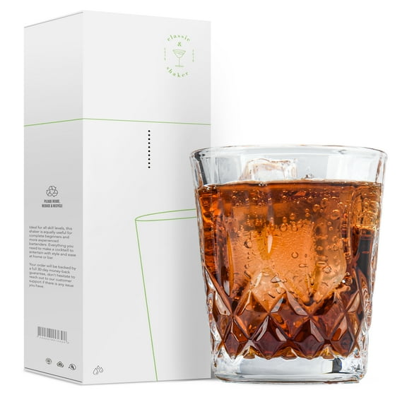 8 PCS Shot Glasses Set, JOYCEMALL 50ML/ 1.75oz Clear Crystal Heavy Base Tequila Drink Cups Kit Bartender Accessories for Vodka Whiskey Espressos Wine Spirits Liquors Party Christmas Birthday Gift