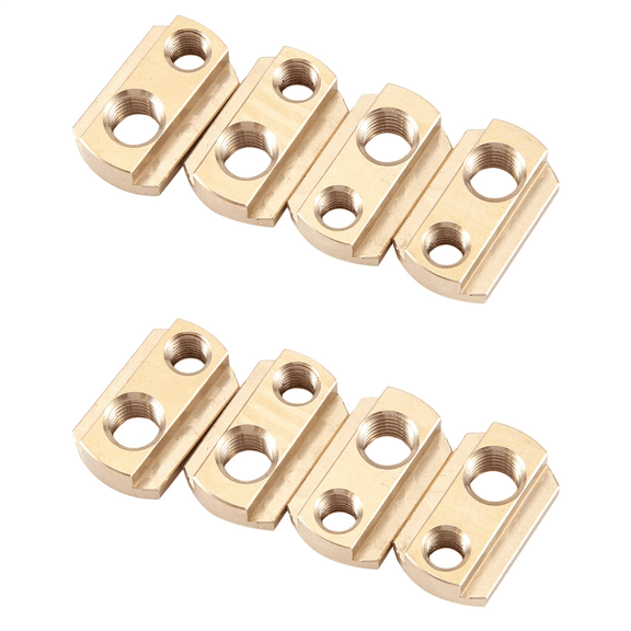8 PCS Sliding T Nuts with Machine Rice Screw Hydrofoil Mounting T-Nuts M6 and M8 for All Hydrofoil Tracks