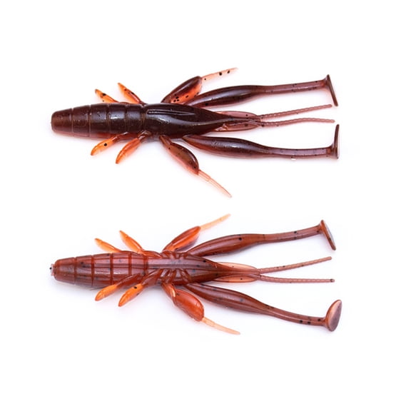 8 PCS Soft Plastic Fishing Lures Artificial Swimbait Floating Shrimp Crawfish Lure for Outdoor Fishing Easy to Use