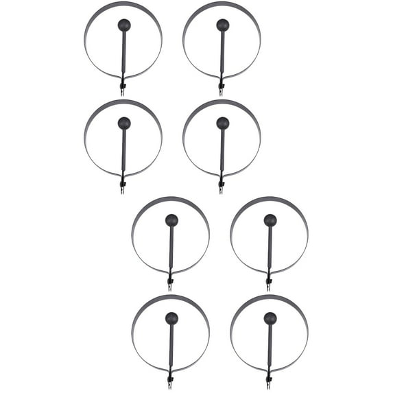 8 PCS Stainless Steel Omelette Mold Fried Egg Rings Round Pancake Shaper for Kitchen DIY Breakfast Cooking