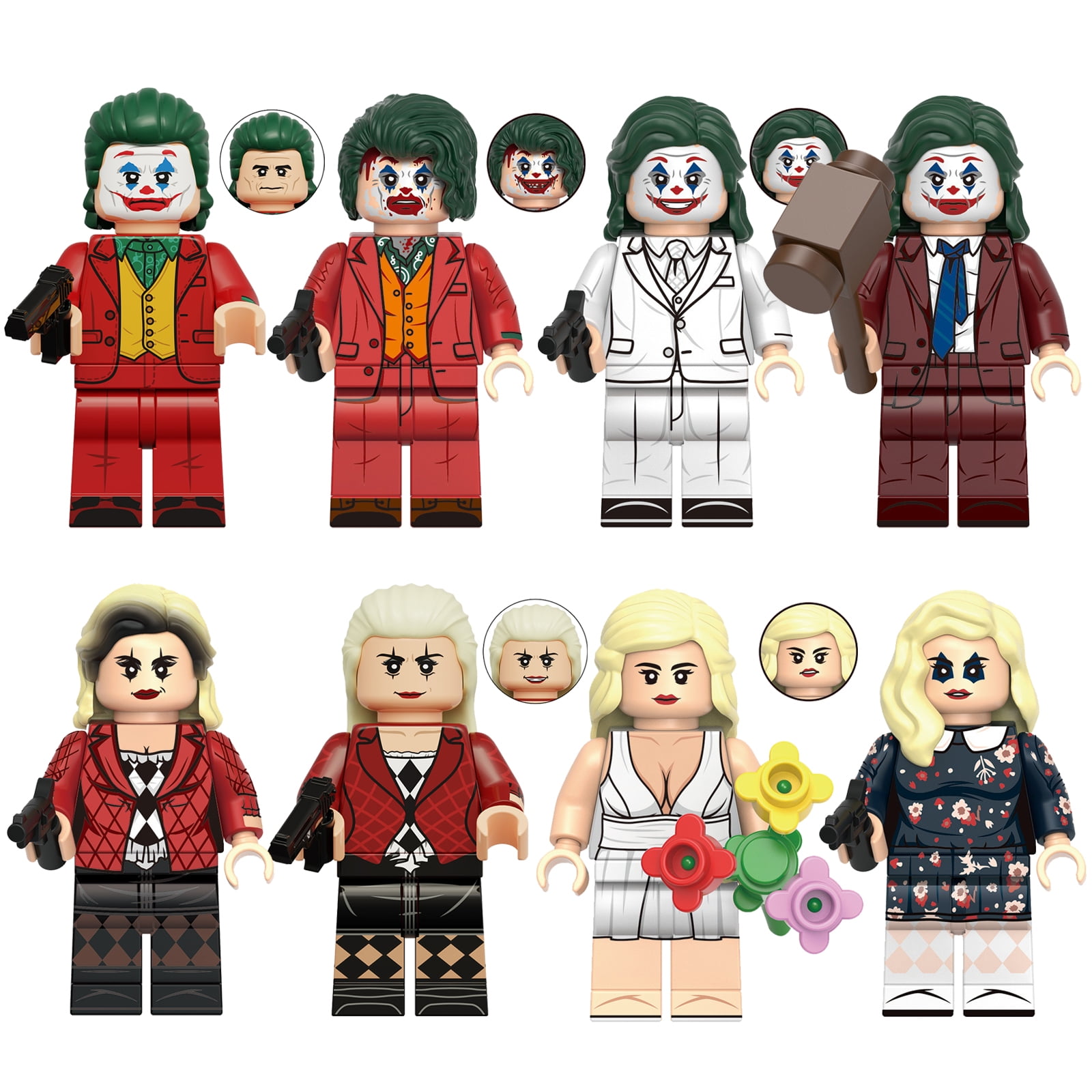 Lego Joker Minifigure
