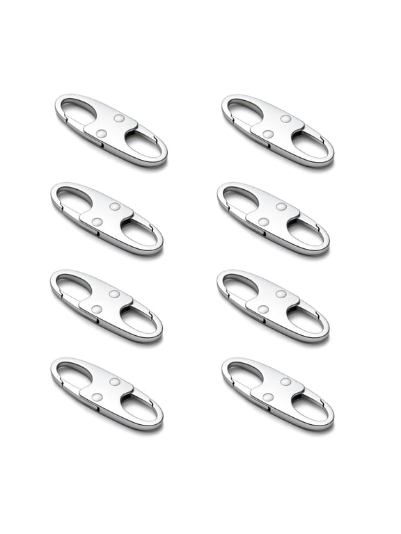 8 PCS Zipper Clips Anti Theft, Airplane Gadgets and Travel Essentials, Excellent Metal Small Carabiner Clip for Backpacks and Anti Theft Crossbody Bags for Women