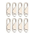 thumbnail image 1 of 8 PCS Zipper Pull Replacements, Zipper Repair Kit Zipper Slider Pull Tab Universal Zipper Fixer Metal Zipper Head Pullers Handle Zipper Extenders for Clothing Jackets Backpack Boots Purse Coat, 1 of 4