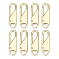thumbnail image 1 of 8 PCS Zipper Pull Replacements, Zipper Repair Kit Zipper Slider Pull Tab Universal Zipper Fixer Metal Zipper Head Pullers Handle Zipper Extenders for Clothing Jackets Backpack Boots Purse Coat, 1 of 4