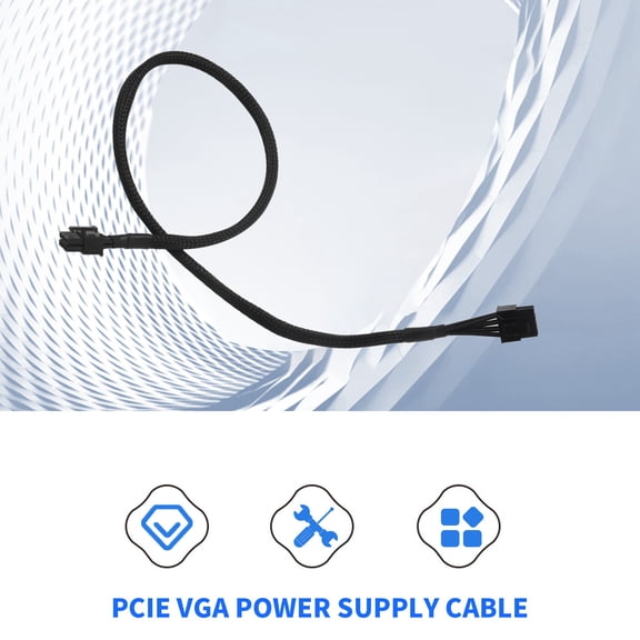 8 PIN TO 8 Pin (6+2) PCIE VGA Supply Cable Flex for Supernova 650 750 850 1000 1600 2000 G2 G3 P2 T2 GS