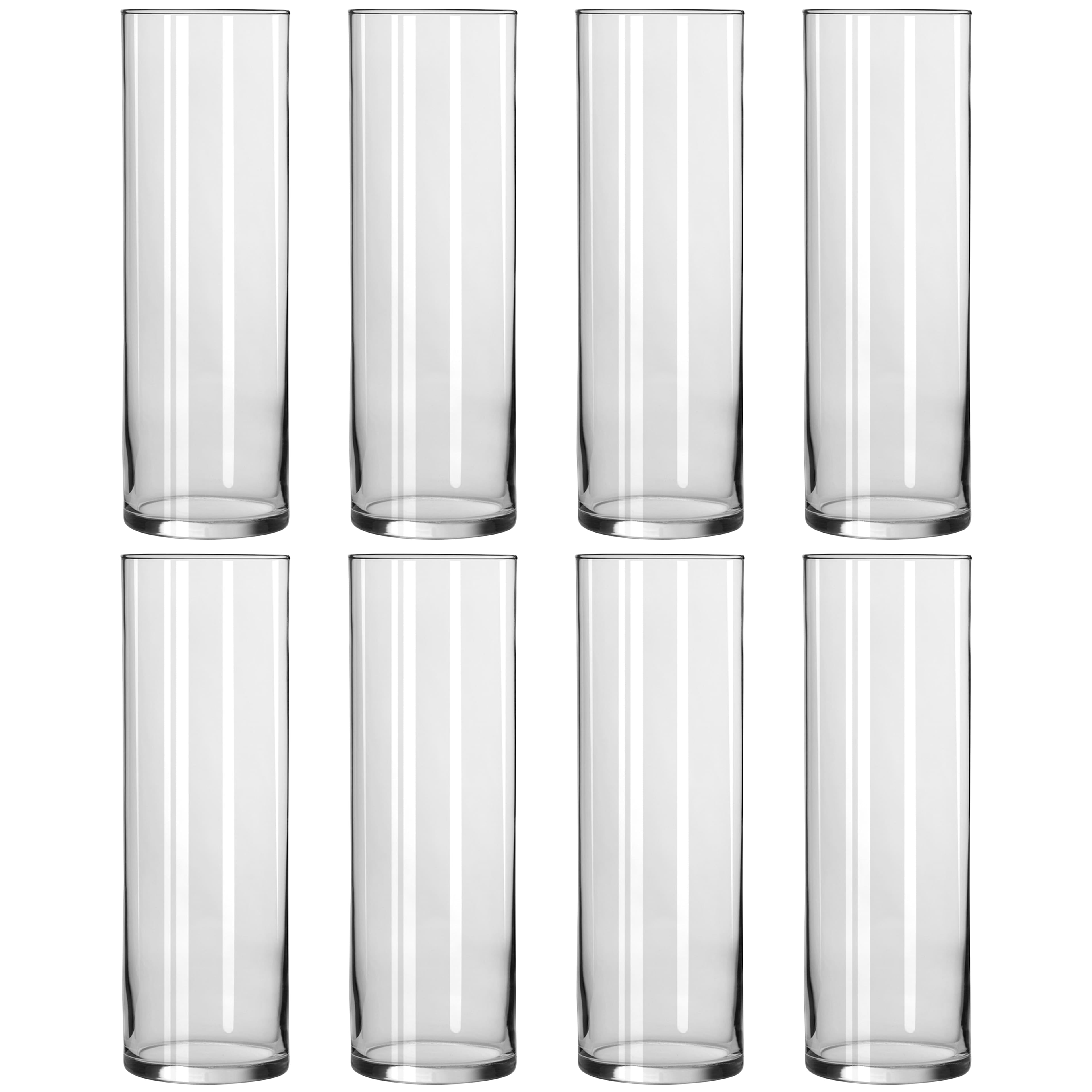 8 Pack 10.5" Cylinder Glass Vase by Ashland®
