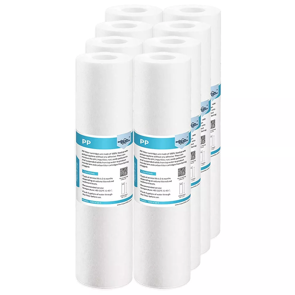 Replacement Cartridge Pack for MWF 10 x 4.5 Triple Big Blue Whole House Water Filter System - Clean Water, Happy Home