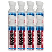 4 Pack 10L Boost Oxygen Stars/Stripes Pure Canned Oxygen Canister, Natural