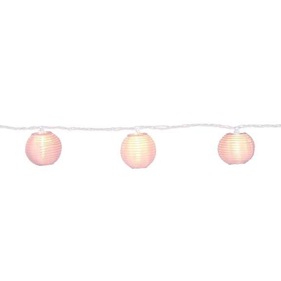 8 Pack: 10ct. White Fabric Lantern String Lights by Ashland