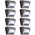 thumbnail image 1 of 8 Pack 130W LED Wall Pack Light with Dusk to Dawn Photocell, 19500LM 5000K Daylight IP65 Waterproof Wall Pack Lights Outdoor LED, 1 of 6