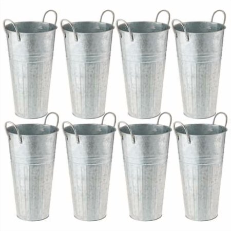 8 Pack: 16" Galvanized French Bucket by Ashland