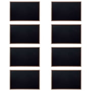 8 Pack 17" x 23" Framed Chalkboard by B2C