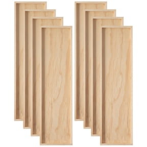 8 Pack: 18" x 5" Wood Plaque by Make Market