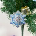 thumbnail image 1 of 8 Pack 2.36Inch Snowflake Ornaments Crystal Christmas Ornaments Holiday Snowflake Ornament Christmas Tree Ornaments Pendant Crystal Sun Catcher Home Hanging Decoration, 1 of 8