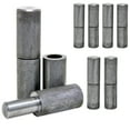 thumbnail image 1 of 8 Pack - 2” Weldable Barrel Hinges – 2 Inch x 5/8 Inch – Heavy Duty Steel – Weld On Bullet Door Hinges, 1 of 6