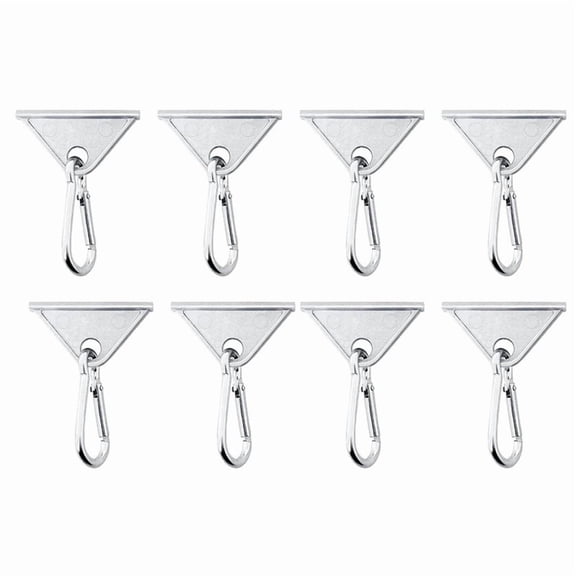 8 Pack 2020 Extrusion Sliding Hook for 20 Series T-Slot V-Slot Aluminum Extrusion Hardware Silver