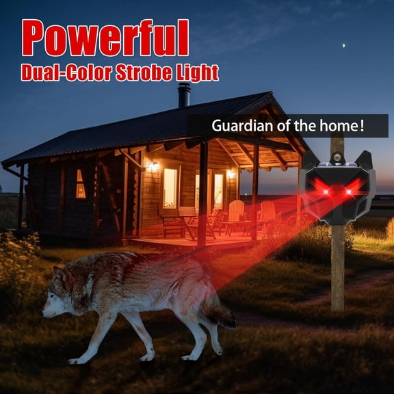 8 Pack 2025 Solar Animal Repellent Outdoor Racoon Coyote Deterrent Fox Deer Repellent Lights,Predator Eyes Animal Deterrent Devices Outdoor Predator Lights for Chicken Coop Yard Farm Protection