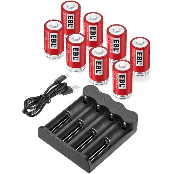 Smart Battery Charger With 1/2/4/6/10 Slots For 3.7V Rechargeable Batteries (16340, RCR123, 14500 & More) – Versatile Charging Solution