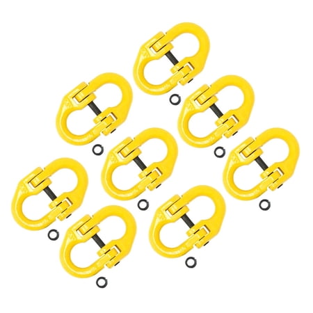 (8 Pack) 3/8" Grade 80 Coupling Link, Hammerlink, Hammer Lock Chain Connector