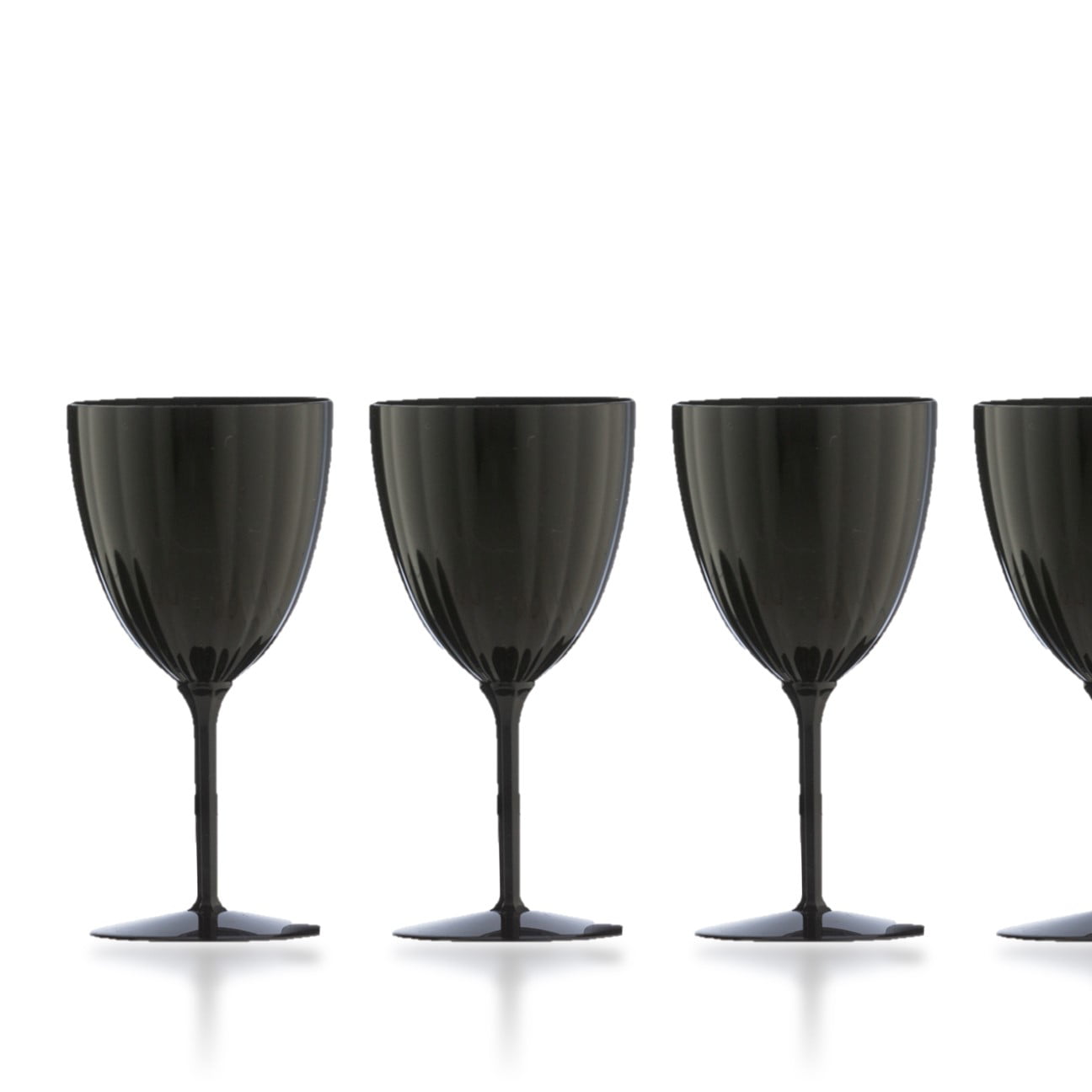 8 Pack - 3 oz] Disposable Plastic Mini Wine Glasses Black Stemmed Plastic Wine  Glasses Fancy Plastic Wine Cups for Parties, Weddings, and Dining Durable  Reusable Wine Goblets - Posh Setting 