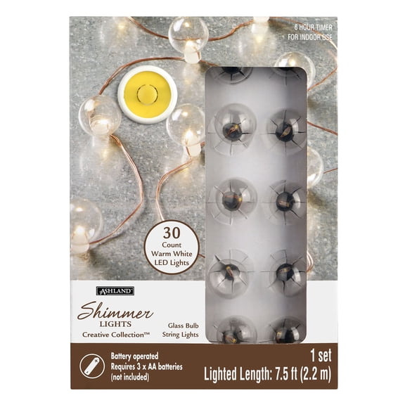 8 Pack: 30ct. White LED String Lights by Ashland