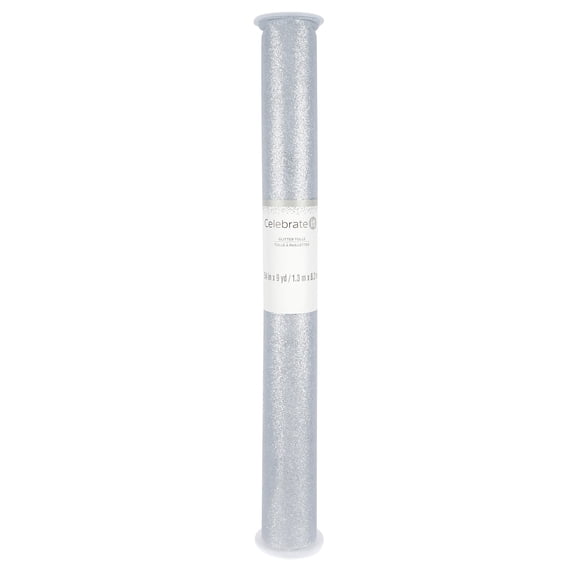 8 Pack: 4.5ft. X 9yd. Glitter Tulle by Celebrate It Occasions
