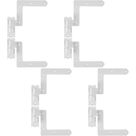 8 Pack (4 Pairs) Steel Window Blind Hinges 1-1/16
