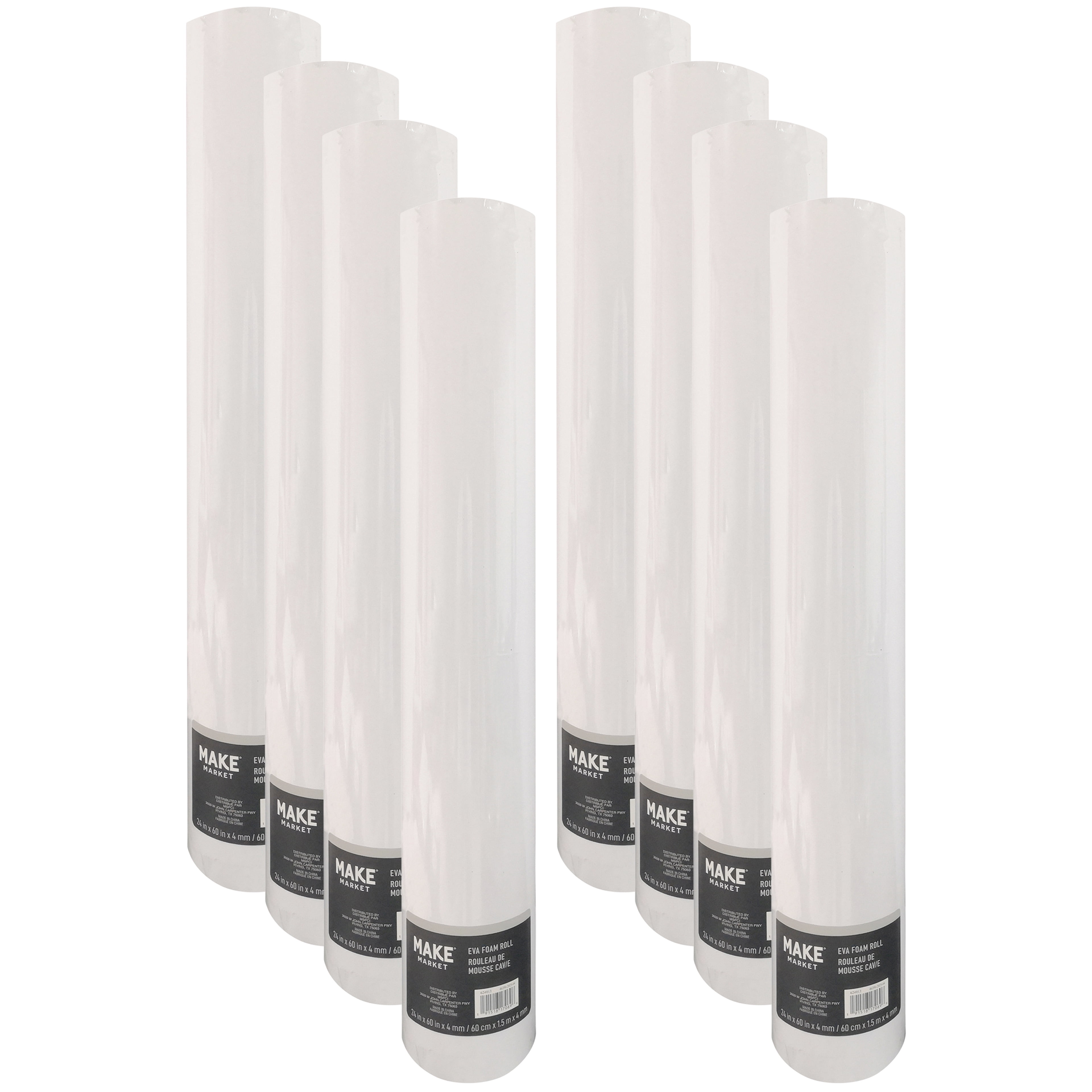 8 Pack: 4mm EVA Foam Roll by Make Market