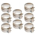 thumbnail image 1 of 8 Pack 5" Exhaust Clamp, Lap Joint Exhaust Clamp Preformed Aluminized Steel for Int.5000 and Int. 9000 Premium Cabover and Conventional Models Replace EC50PLA-R, 1 of 3